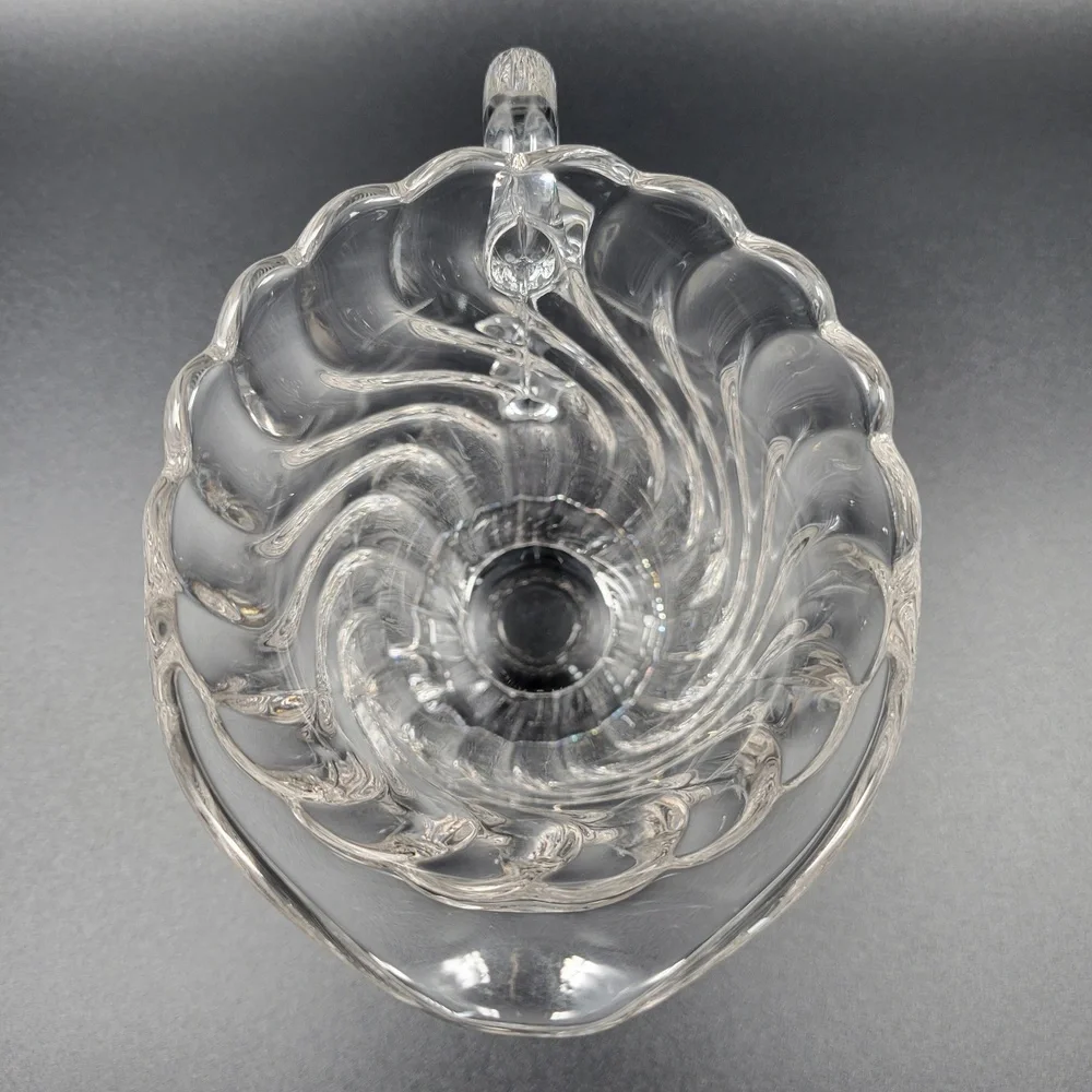 VTG Fostoria Colony 2412‎ Swirl Footed Cereal Pitcher 5 7/8